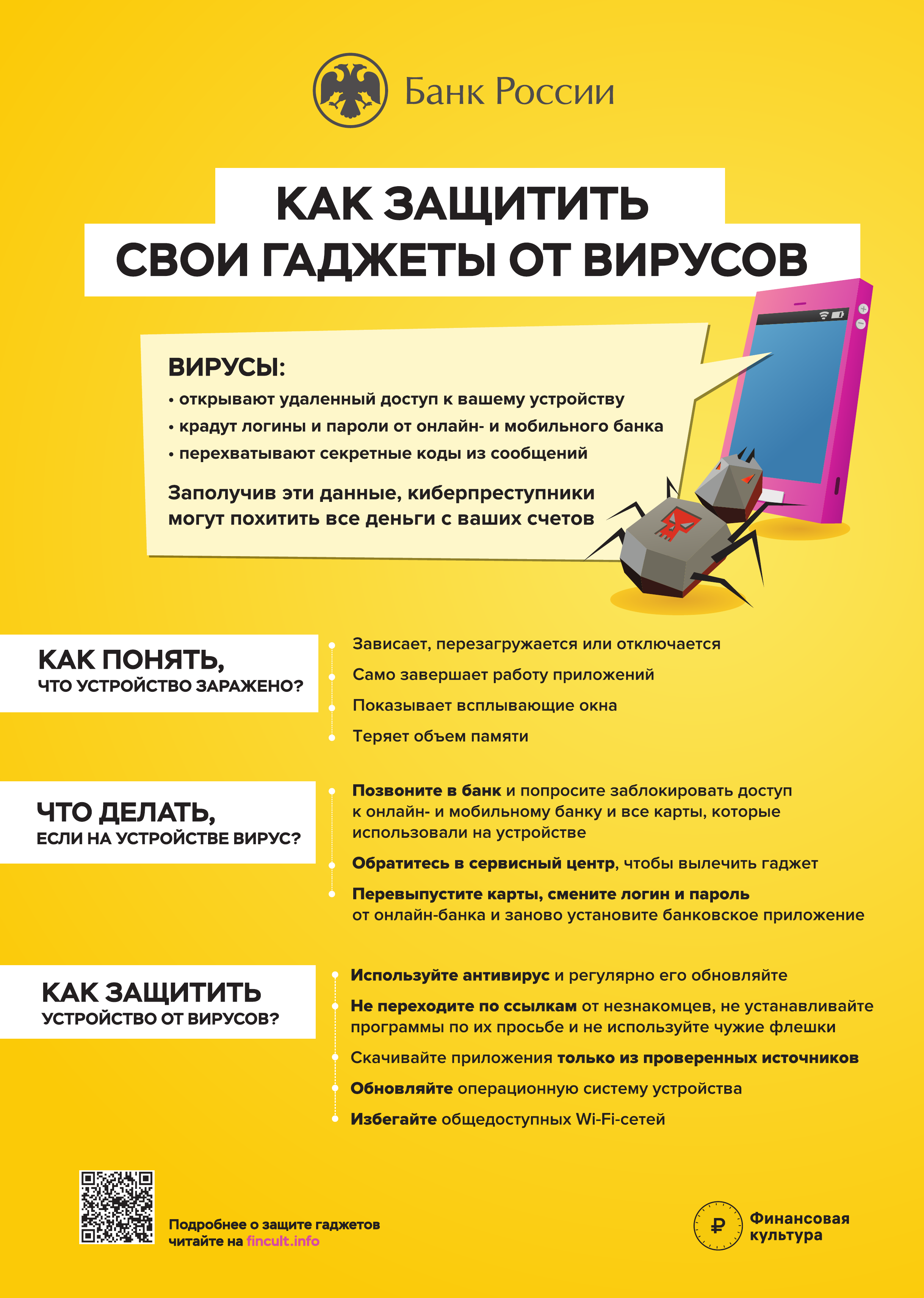 Как защититься  от вирусов.